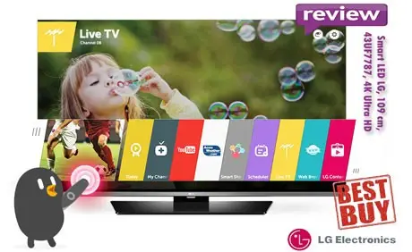 BEST-BUY inainte de Black Friday 2015 Smart TV LED LG 43UF7787 4K Ultra HD