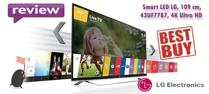 Pret impresii si pareri despre Smart TV LED LG 43UF7787 4K Ultra HD Reduceri eMAG