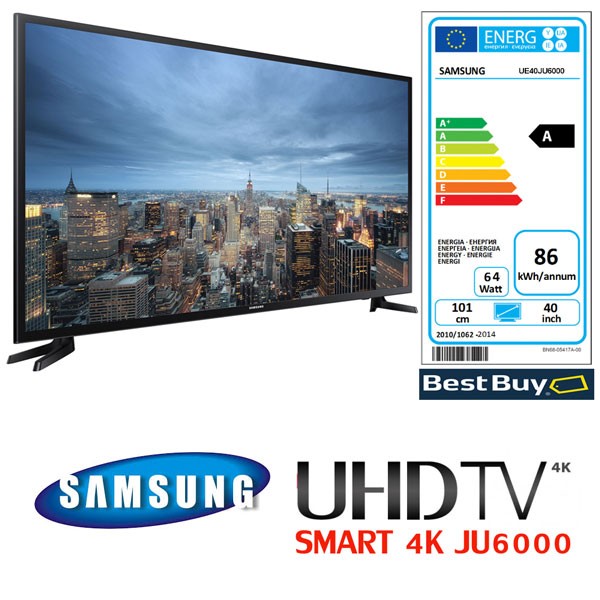 Cel mai ieftin Smart TV cu rezolutie 4K Samsung 40JU6000 Ultra HD