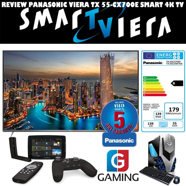 REVIEW Televizor Panasonic TX-55CX700E Un Smart TV 4K potrivit gamerilor - input lag 36ms