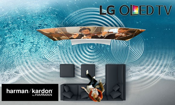 Prezentare Televizoare LG OLED Curved 4K 3D+ Smart TV. Sistem calibrat de procesare a sunetului Harman Kardon.