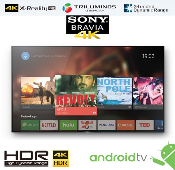 Review Smart Android TV Sony Bravia XD94 XD93 4K HDR