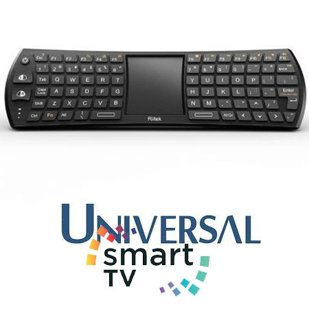 Tastatura ieftina Smart TV cu touchpad compatibila Android OS, TV Box, iPad