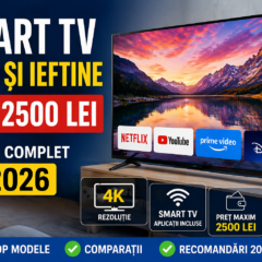 Smart TV bune și ieftine (sub 2500 RON) – Ghid complet 2026
